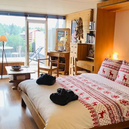 Etrier Apartamento Crans-Montana Exterior foto